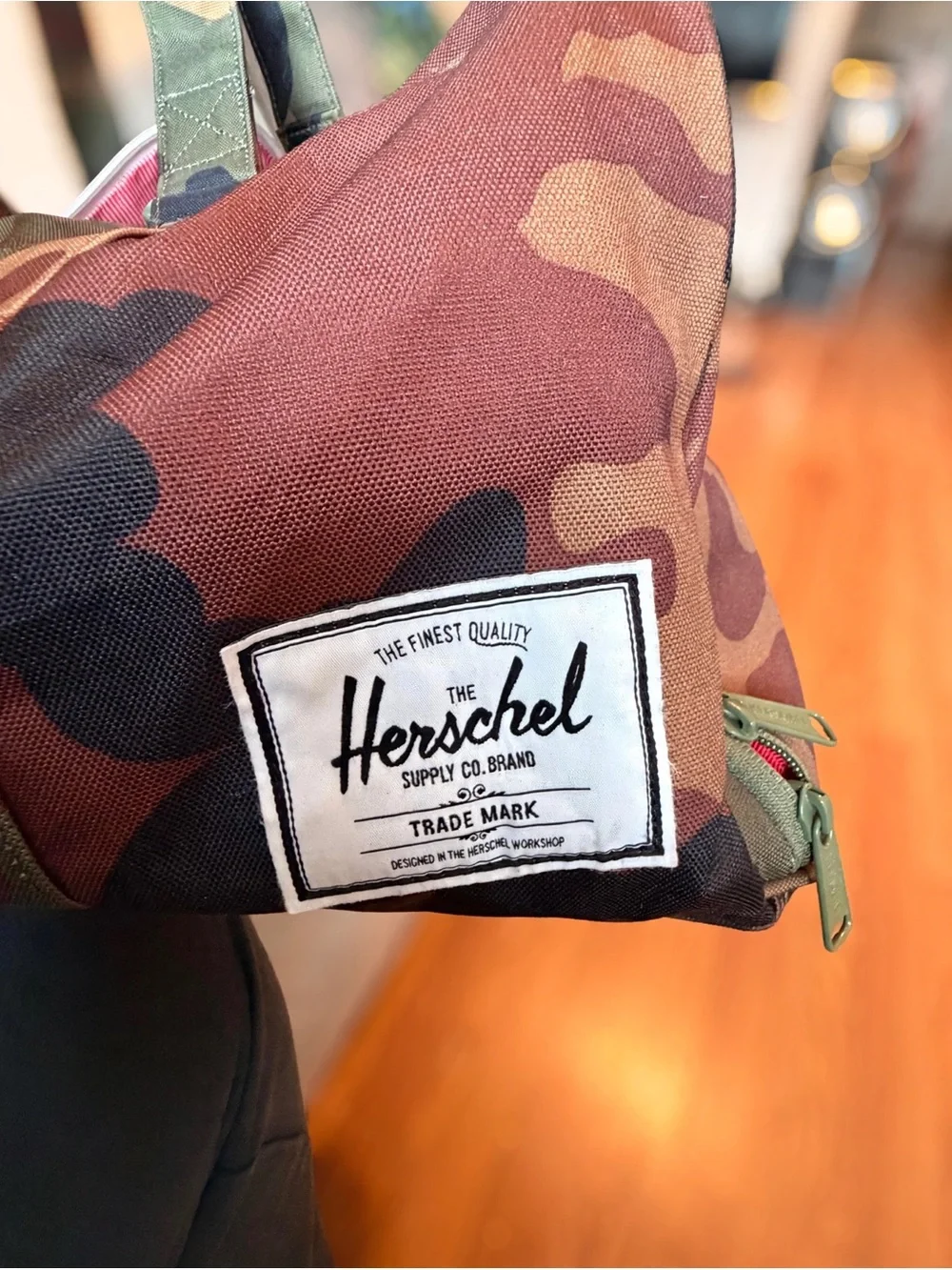Herschel Supply Co. Woodland Camo Duffle Bag - Shoe Compartment Gym Weekender